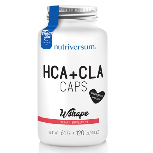 Nutriversum Wshape HCA + CLA, 120 Capsules